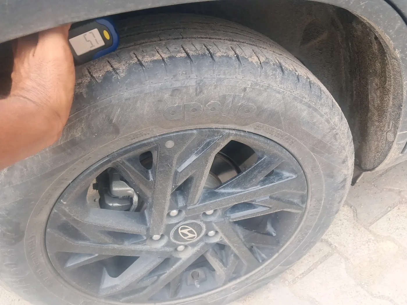 2024 Hyundai Creta S (O) 1.5 PETROL, Petrol, Manual, 16,571 km, tyre