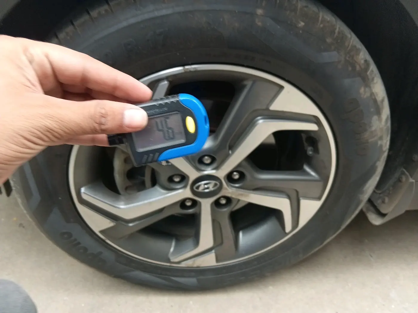 2019 Hyundai Creta SX AT 1.6 PETROL, Petrol, Automatic, 96,534 km, tyre