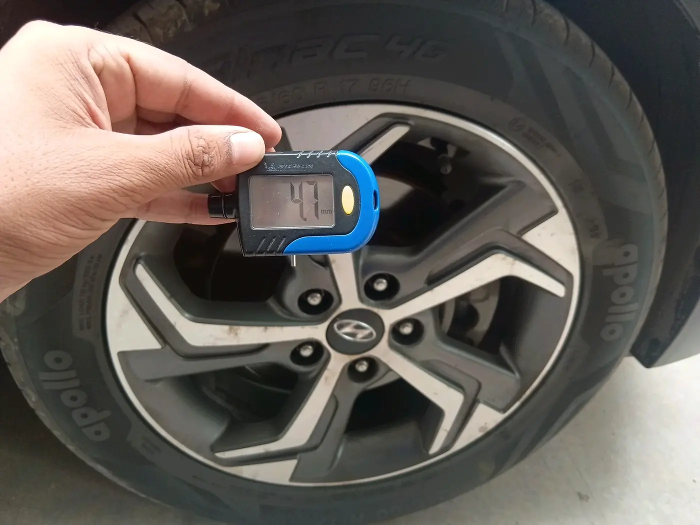 2019 Hyundai Creta SX AT 1.6 PETROL, Petrol, Automatic, 96,534 km, tyre