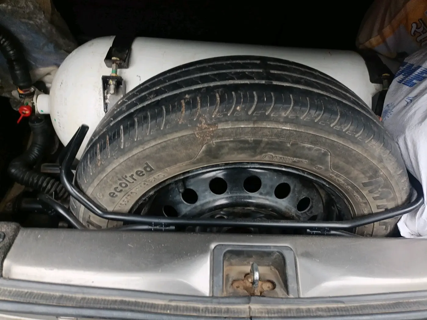 2022 Maruti New Wagon-R VXI CNG 1.0, CNG, Manual, 83,369 km, tyre