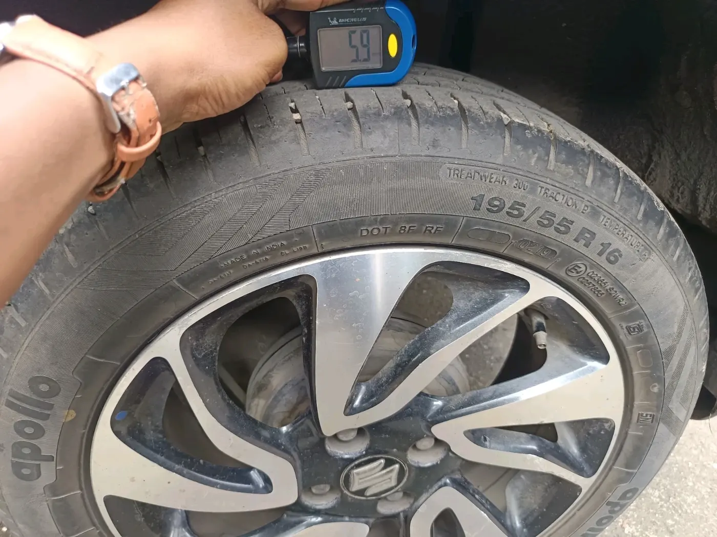2019 Maruti Baleno ZETA PETROL 1.2, Petrol, Manual, 41,454 km, tyre