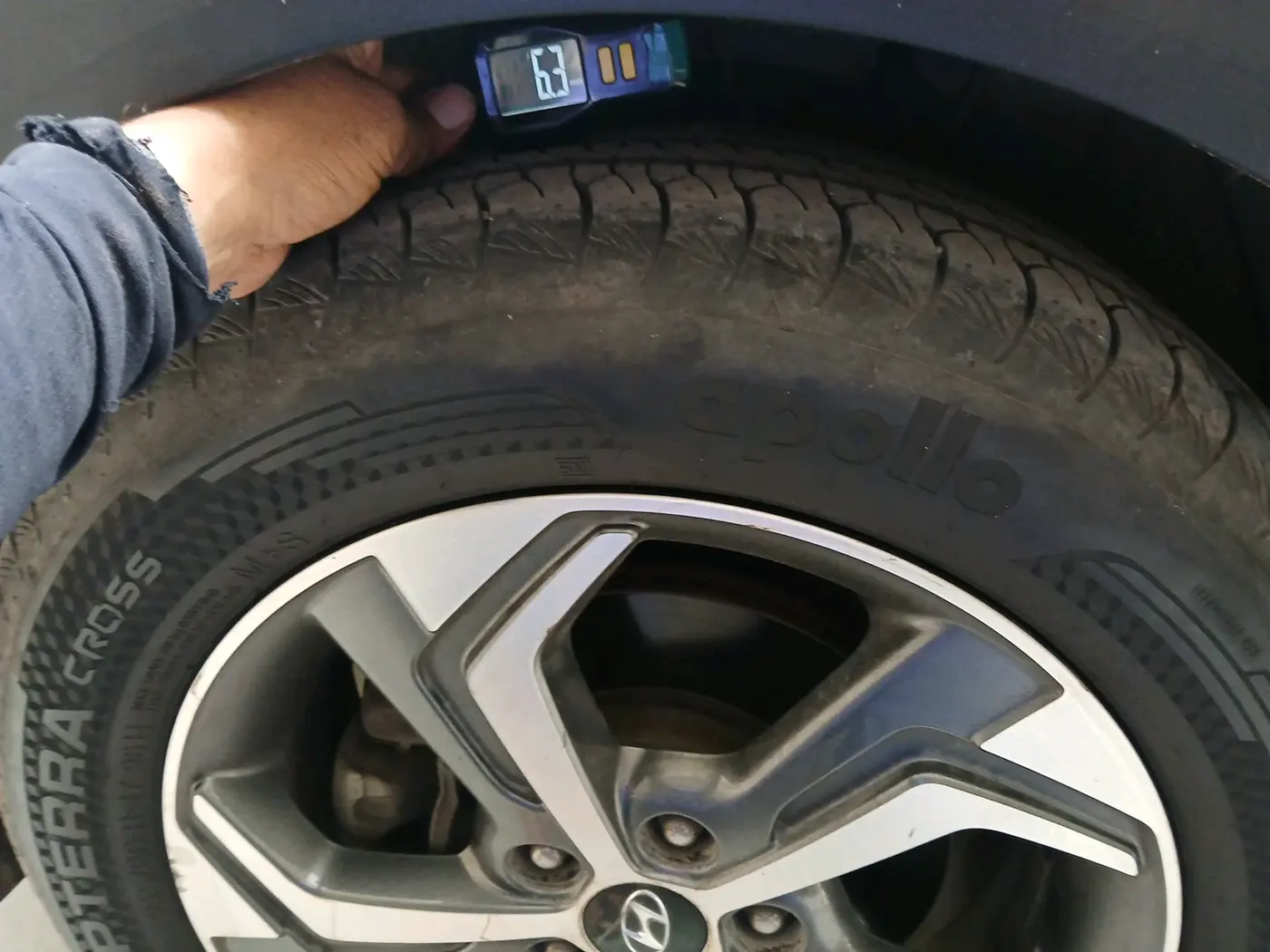 2018 Hyundai Creta SX AT 1.6 PETROL, Petrol, Automatic, 47,982 km, tyre
