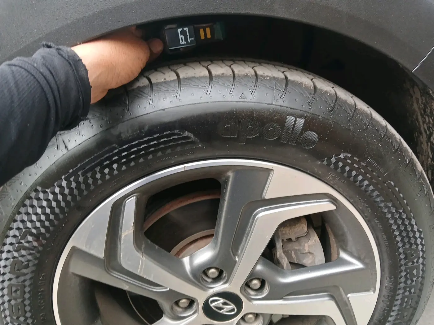 2018 Hyundai Creta SX AT 1.6 PETROL, Petrol, Automatic, 47,982 km, tyre