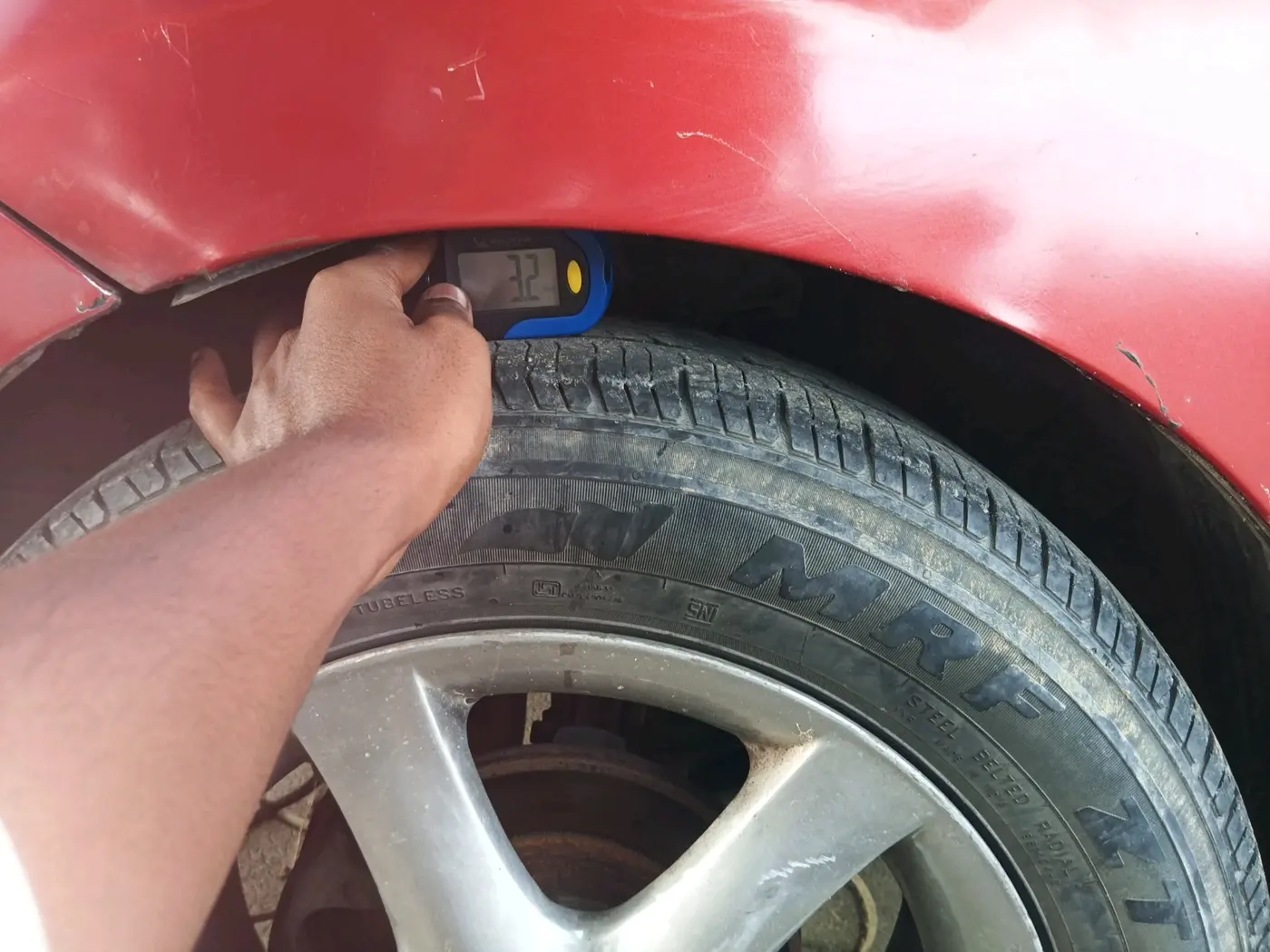 2016 Maruti Celerio VXI CNG, CNG, Manual, 1,05,749 km, tyre