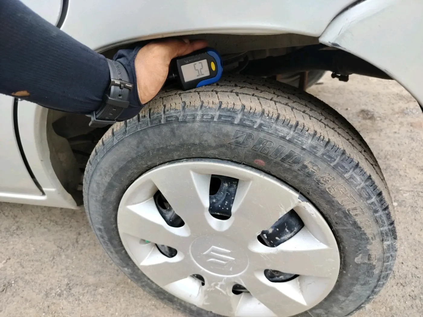 2014 Maruti Alto K10 VXI, Petrol, Manual, 65,818 km, tyre