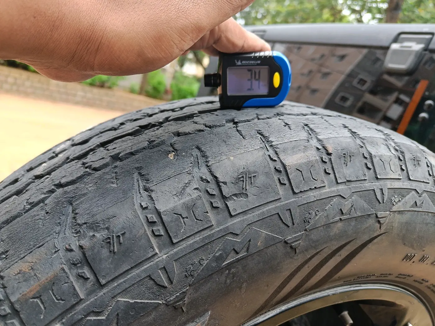 2022 Mahindra Thar LX D AT 4WD HT, Diesel, Automatic, 63,529 km, tyre