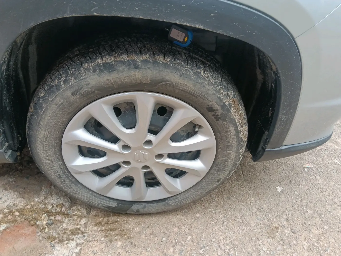 2025 Maruti Grand Vitara DELTA SMART HYBRID, Petrol, Manual, 2,189 km, tyre