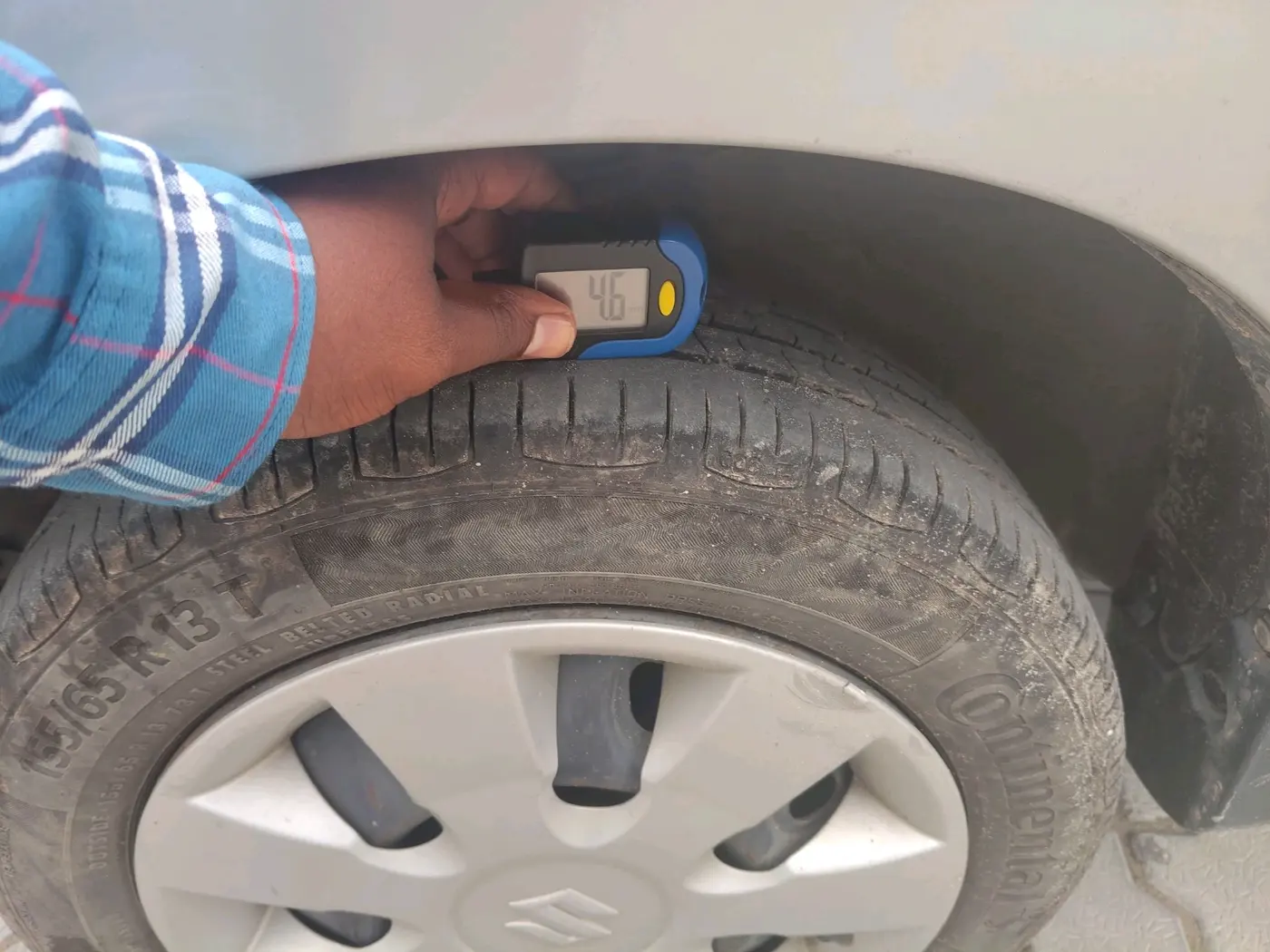 2015 Maruti Alto K10 VXI, CNG, Manual, 1,61,260 km, tyre