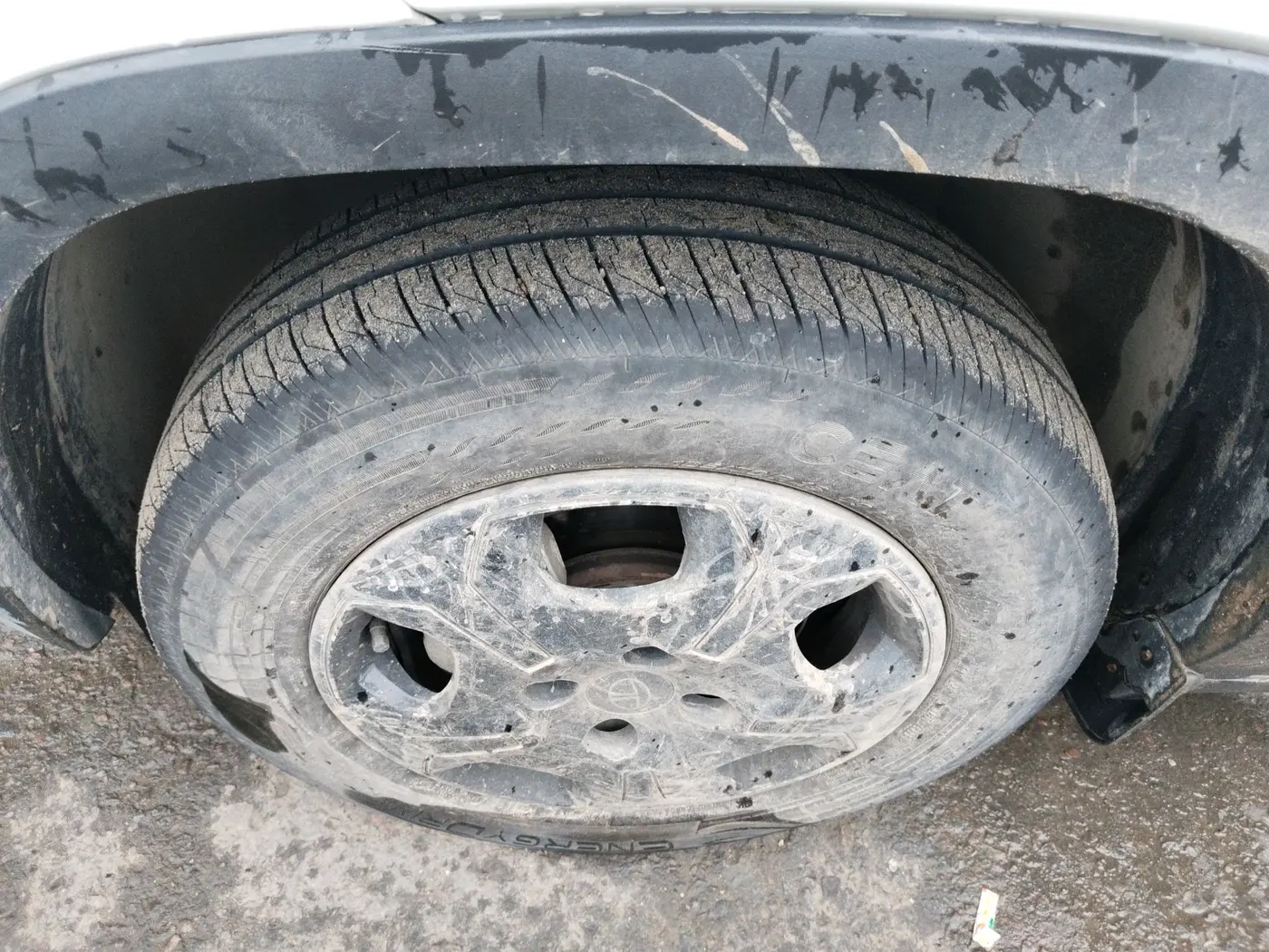 2025 Tata PUNCH Accomplished Plus iCNG, CNG, Manual, 7,332 km, tyre