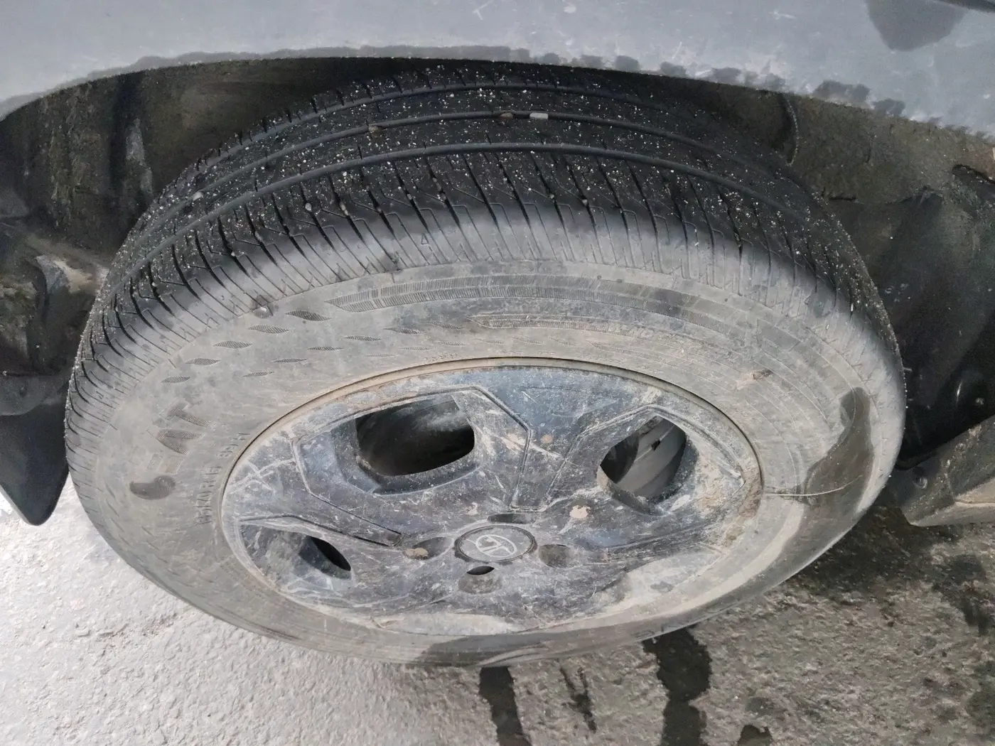 2025 Tata PUNCH Accomplished Plus iCNG, CNG, Manual, 7,332 km, tyre