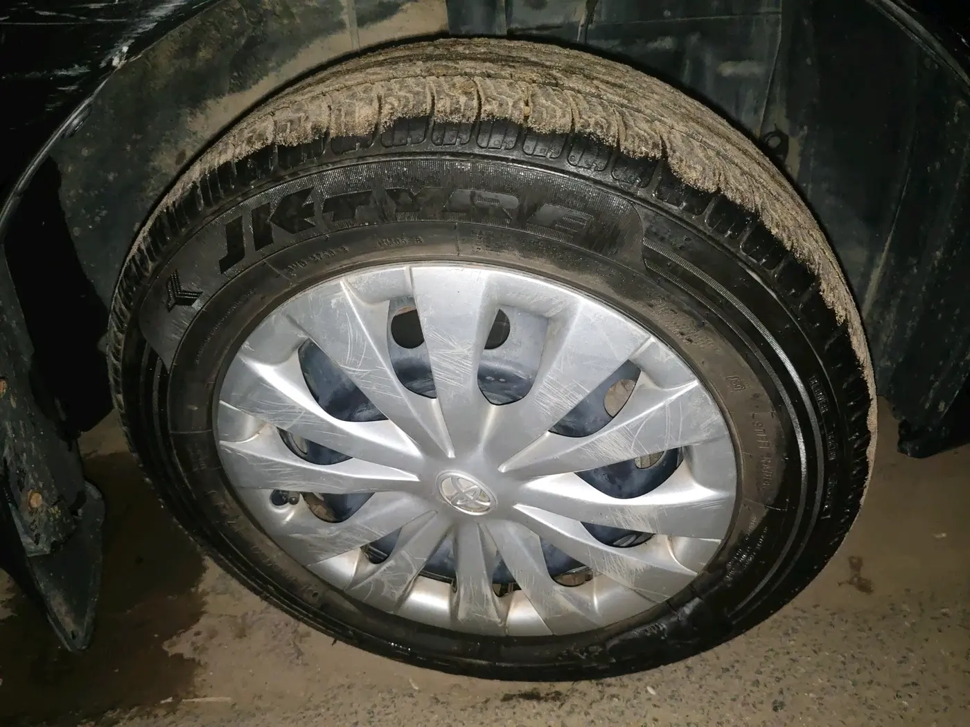 2012 Toyota Etios GD, Diesel, Manual, 1,89,894 km, tyre