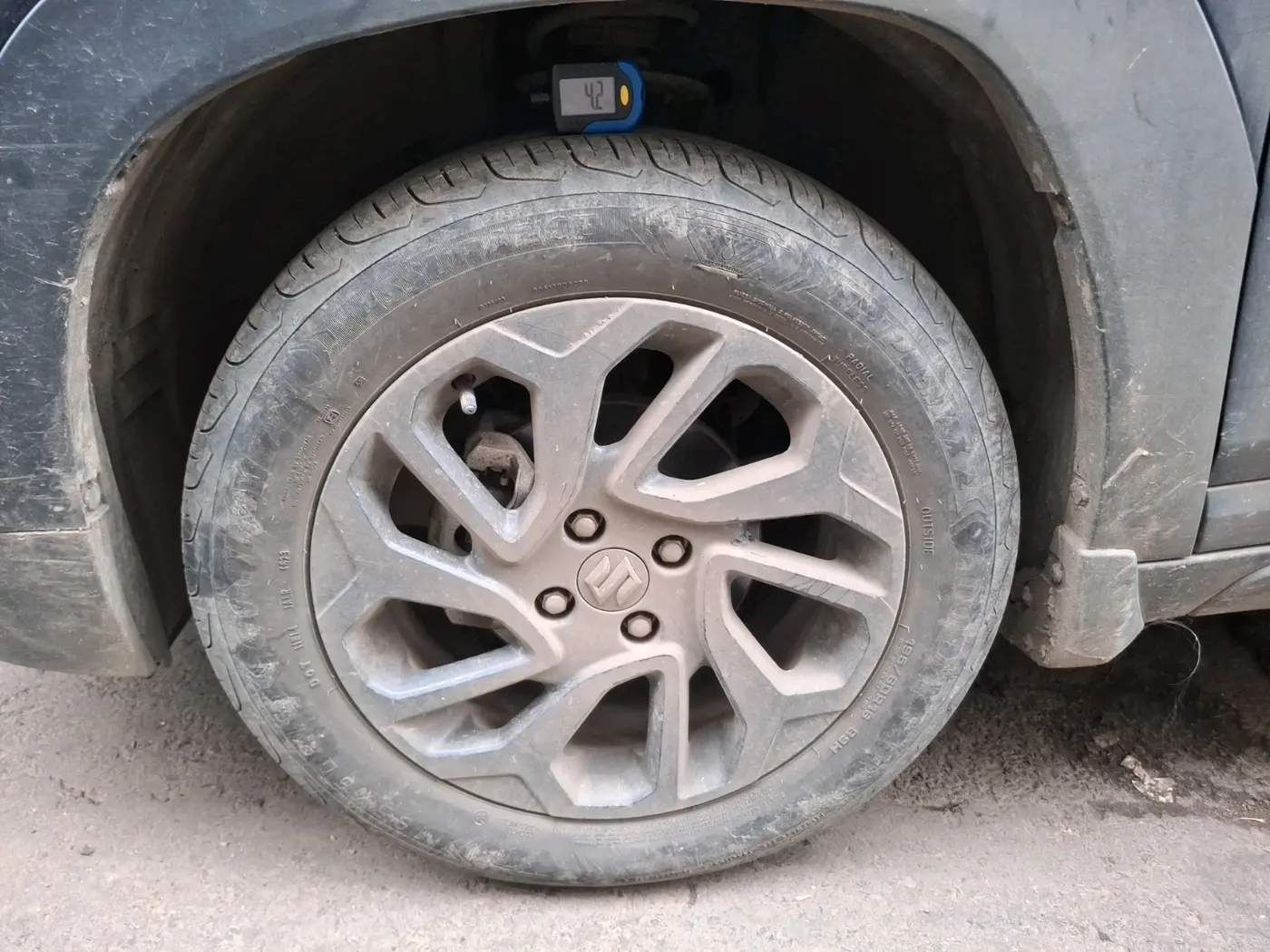 2023 Maruti FRONX DELTA PLUS 1.2MT, Petrol, Manual, 24,266 km, tyre