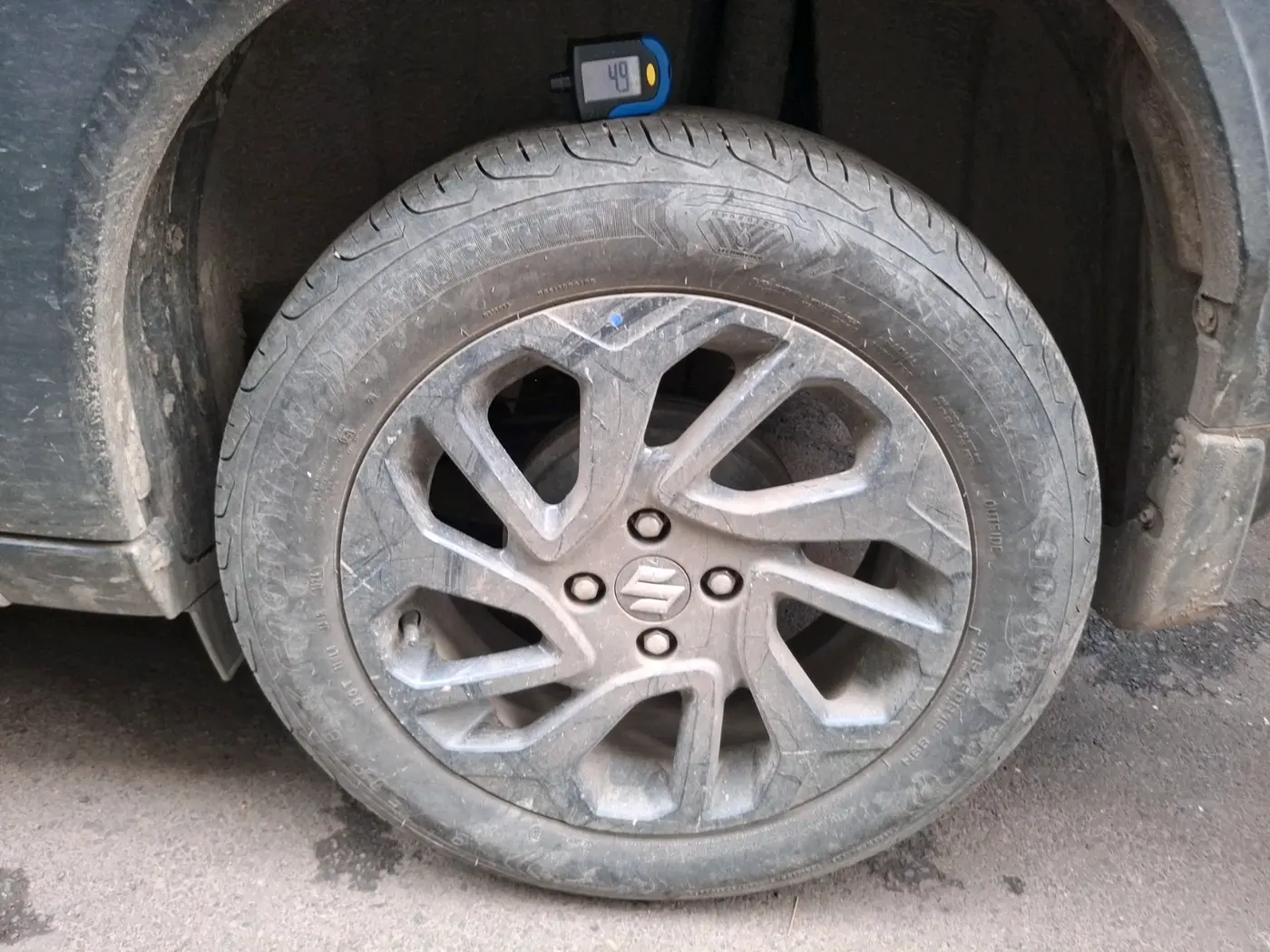 2023 Maruti FRONX DELTA PLUS 1.2MT, Petrol, Manual, 24,266 km, tyre