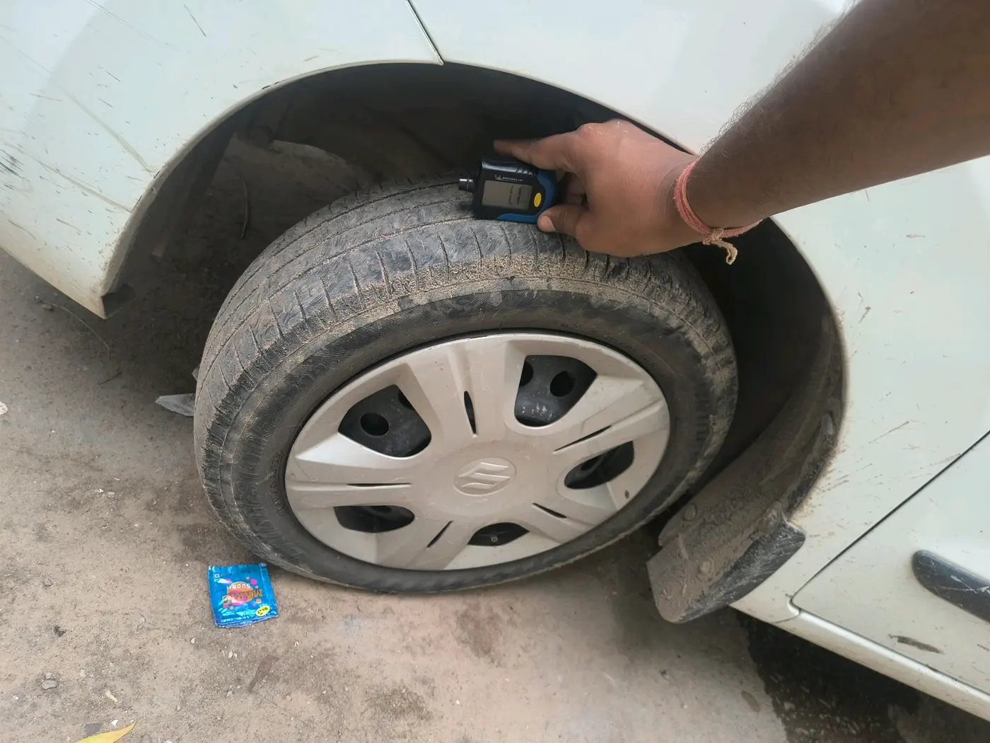 2018 Maruti Wagon R 1.0 VXI, Petrol, Manual, 92,317 km, tyre