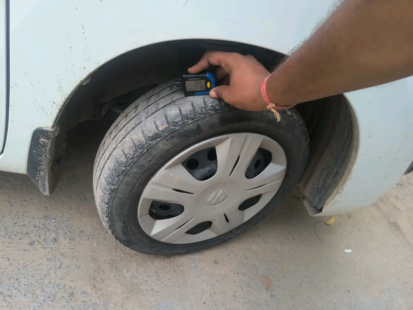 2018 Maruti Wagon R 1.0 VXI, Petrol, Manual, 92,317 km, tyre
