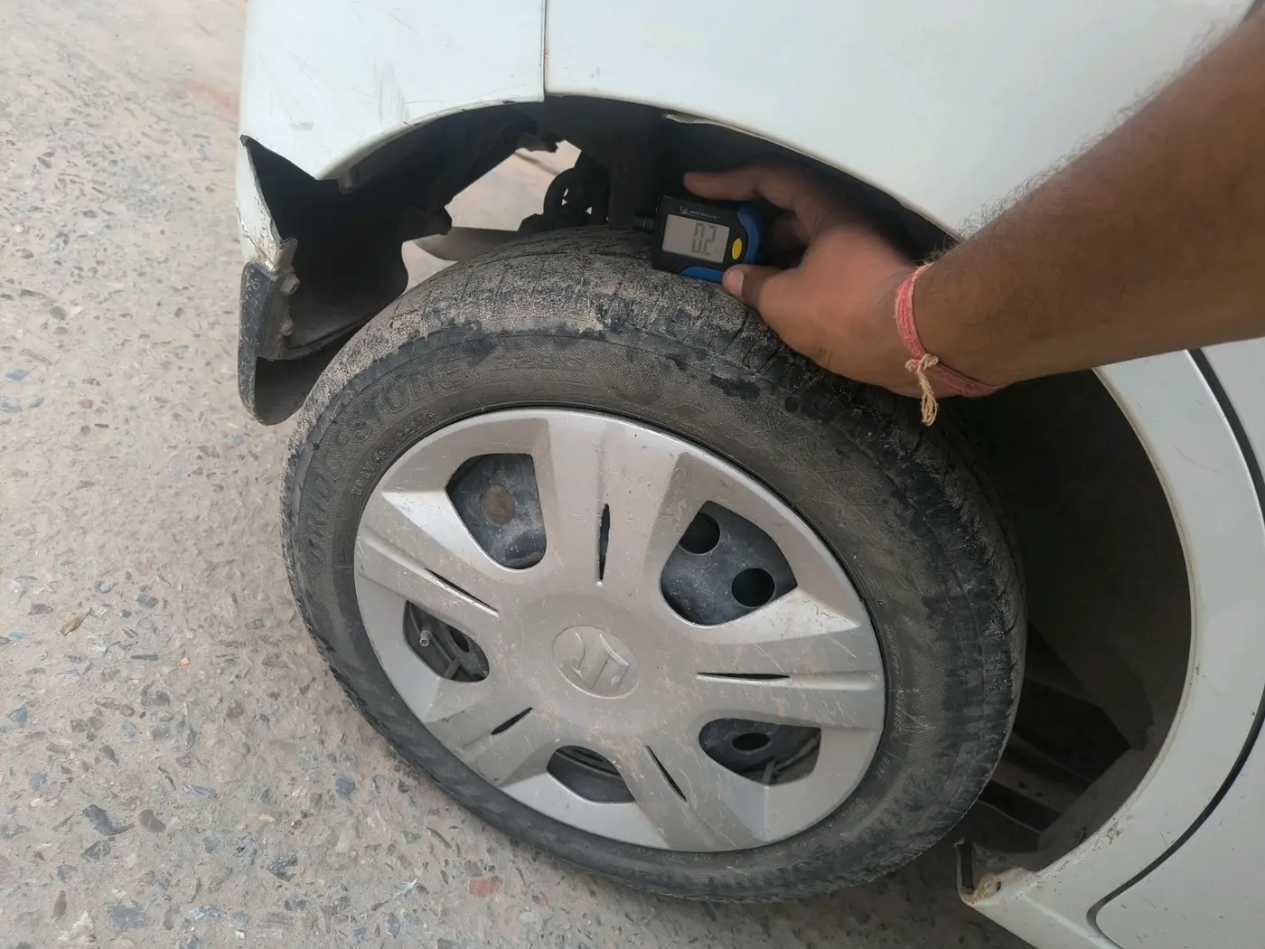 2018 Maruti Wagon R 1.0 VXI, Petrol, Manual, 92,317 km, tyre