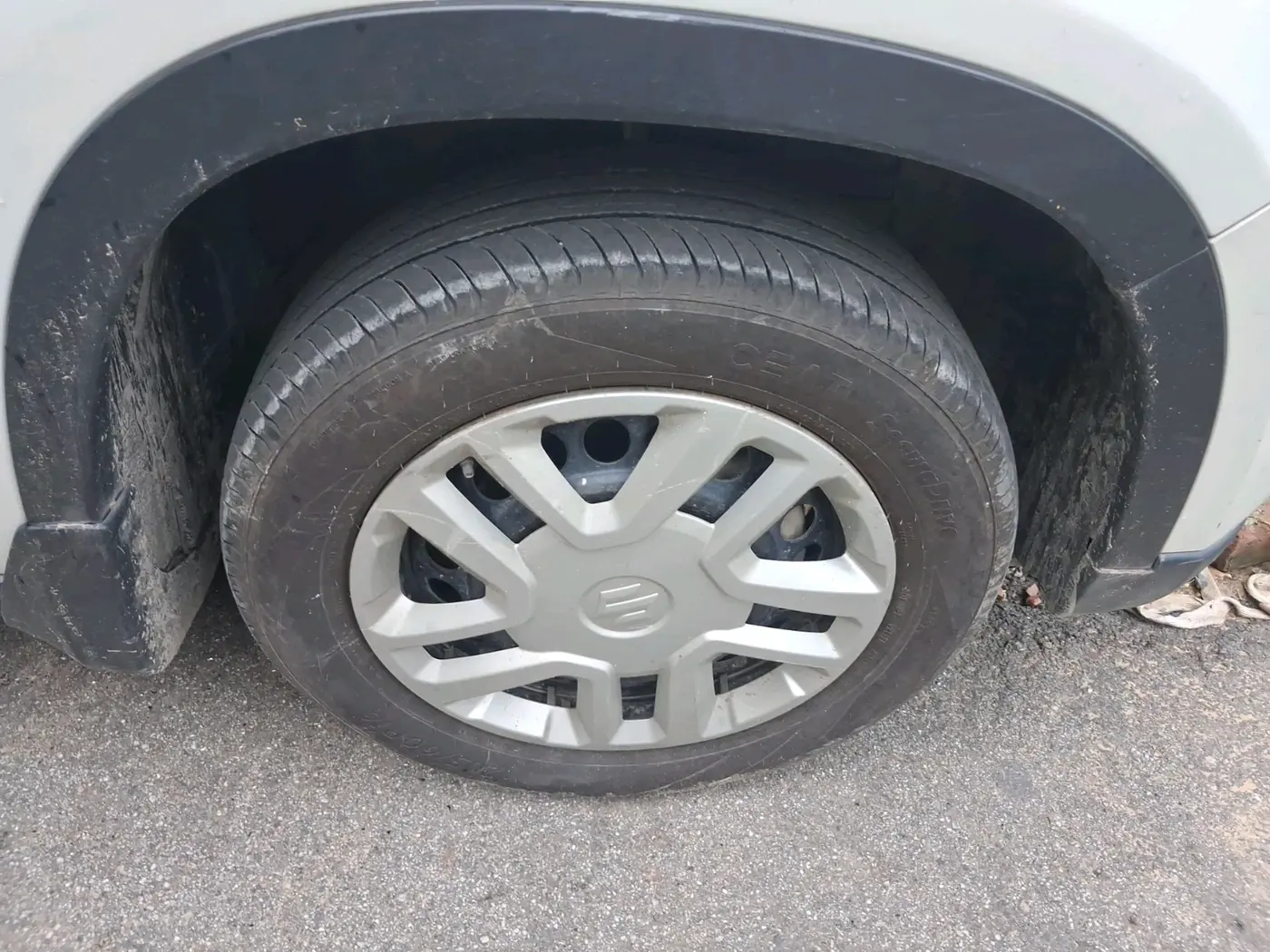 2022 Maruti Vitara Brezza VXI, CNG, Manual, 87,573 km, tyre