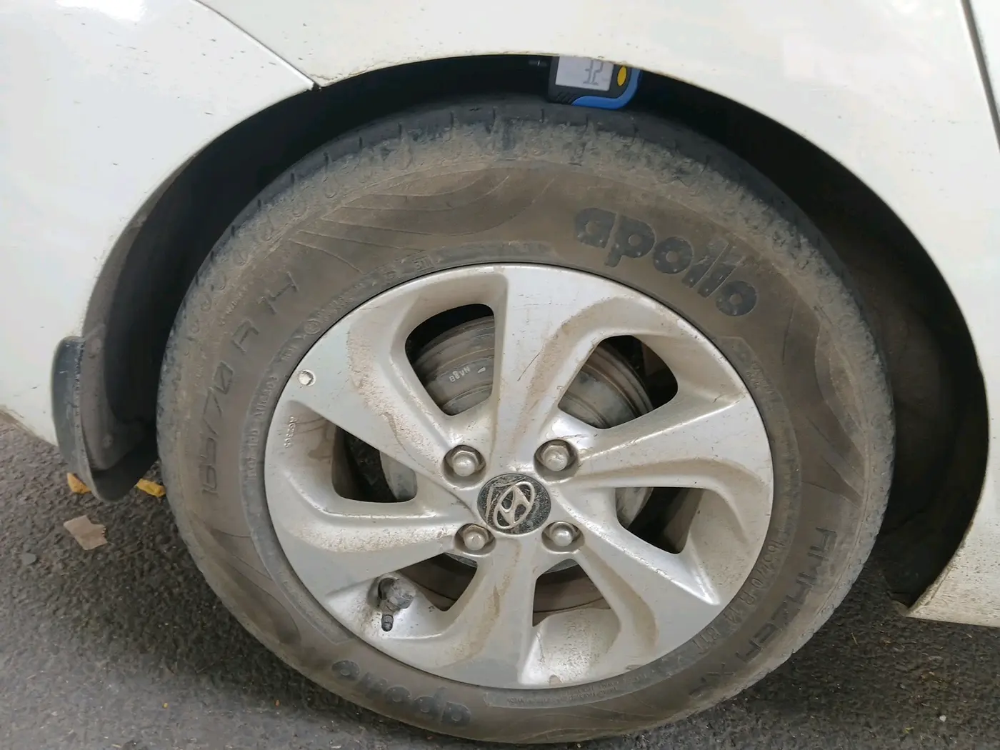 2018 Hyundai Xcent SX 1.2, CNG, Manual, 83,830 km, tyre