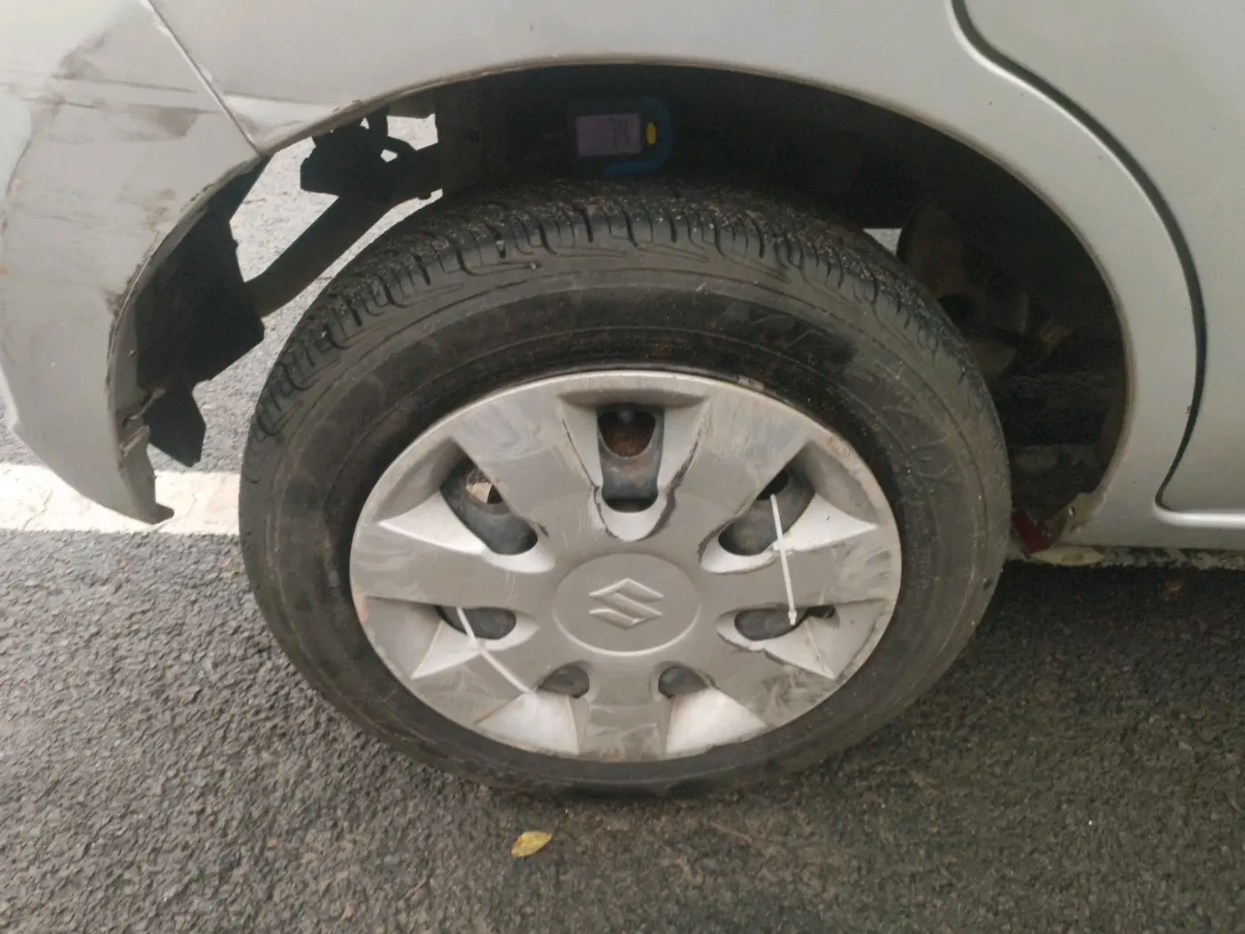 2017 Maruti Alto K10 VXI (O) AMT, Petrol, Automatic, 44,666 km, tyre