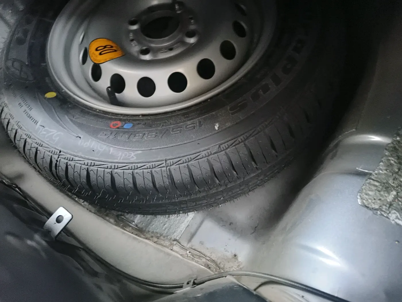 2019 Tata Tiago XZ PETROL, Petrol, Manual, 54,255 km, tyre