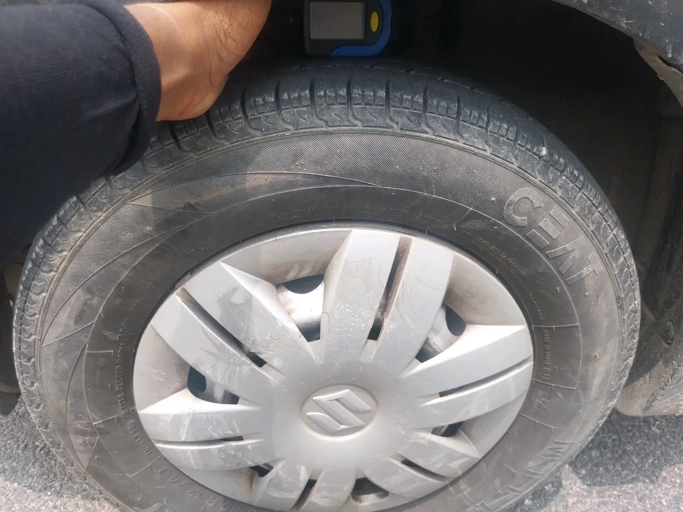 2021 Maruti Alto LXI CNG, CNG, Manual, 89,653 km, tyre