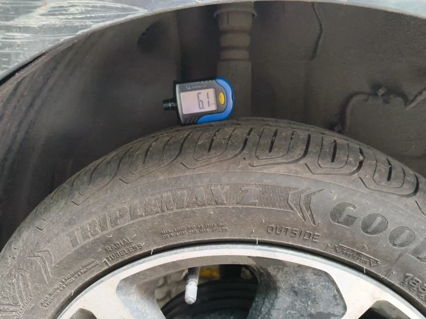 2023 Tata ALTROZ XZ PLUS SUNROOF CNG, CNG, Manual, 27,900 km, tyre