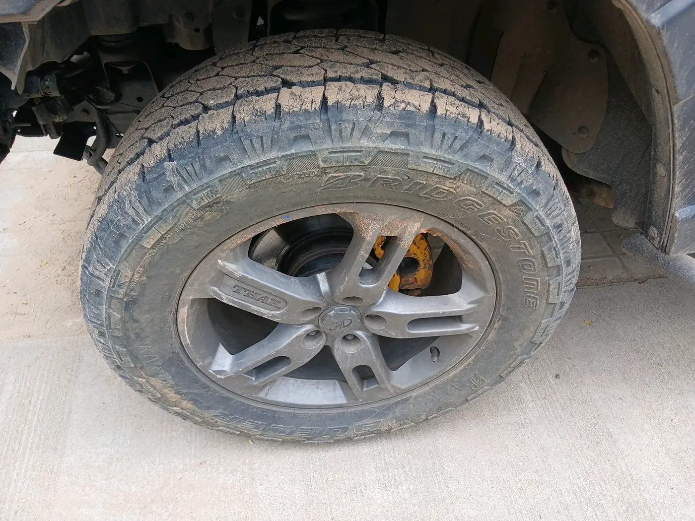 2021 Mahindra Thar LX PETROL HT 4WD AT, Petrol, Automatic, 67,839 km, tyre