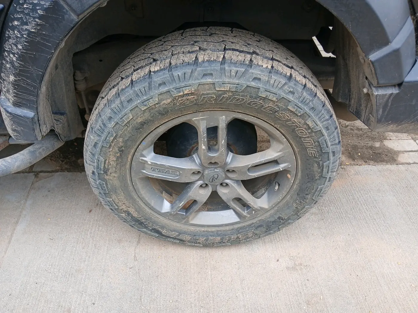 2021 Mahindra Thar LX PETROL HT 4WD AT, Petrol, Automatic, 67,839 km, tyre