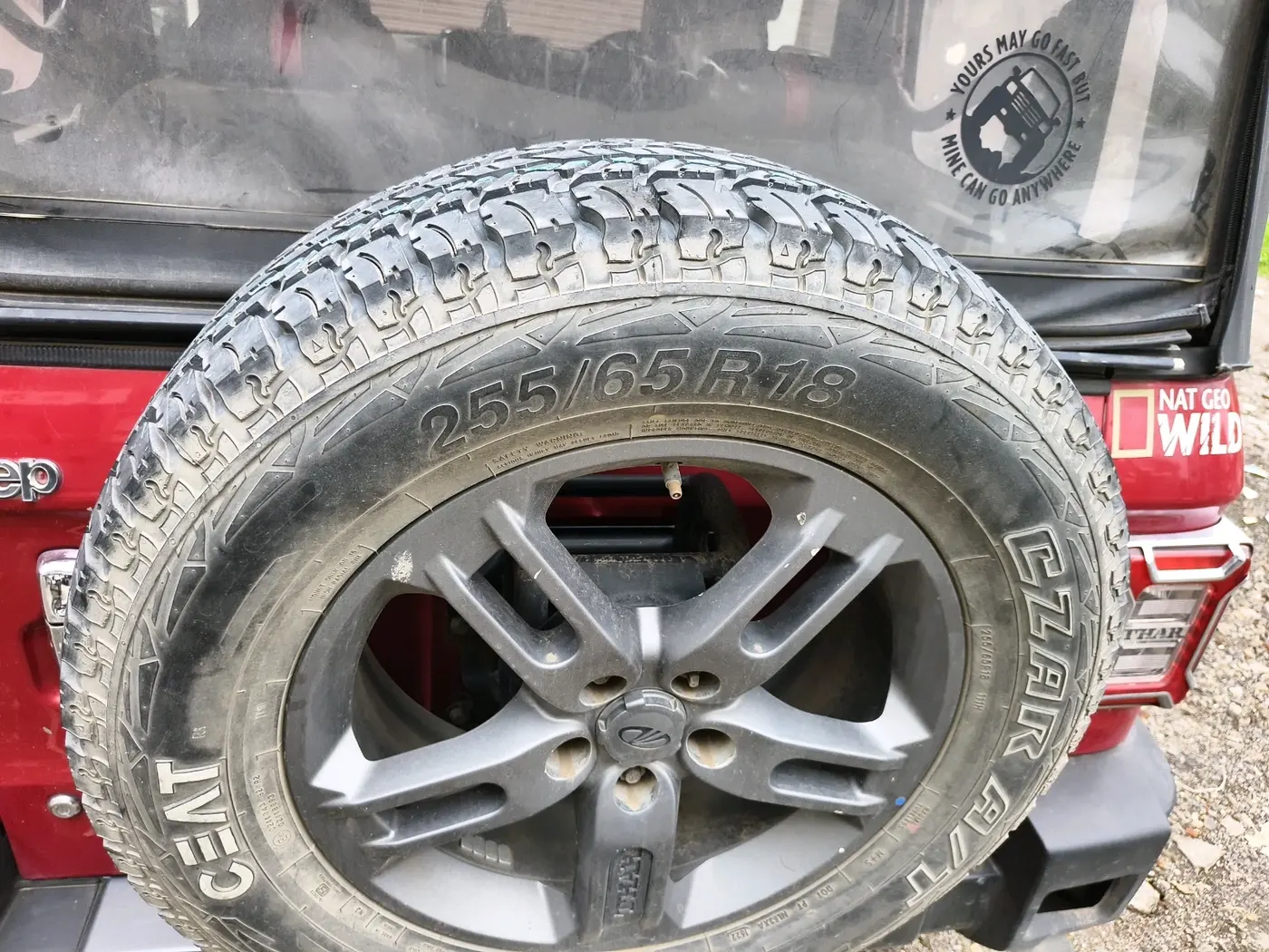 2020 Mahindra Thar LX D 4WD MT CONVERTIBLE, Diesel, Manual, 66,155 km, tyre