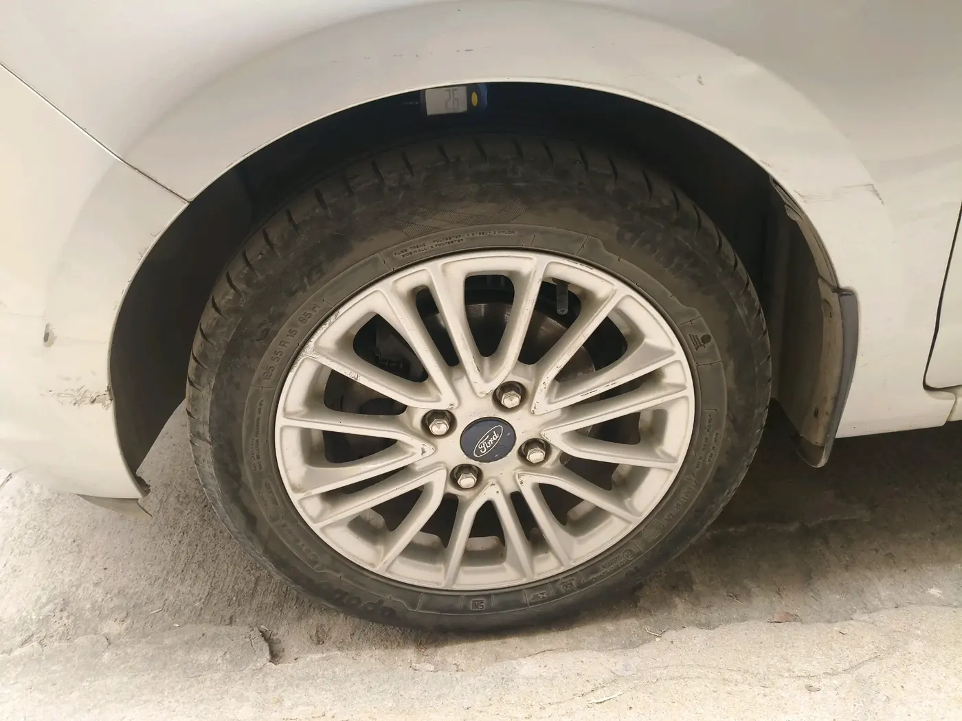2020 Ford Figo Aspire TITANIUM 1.2 PETROL, Petrol, Manual, 69,720 km, tyre