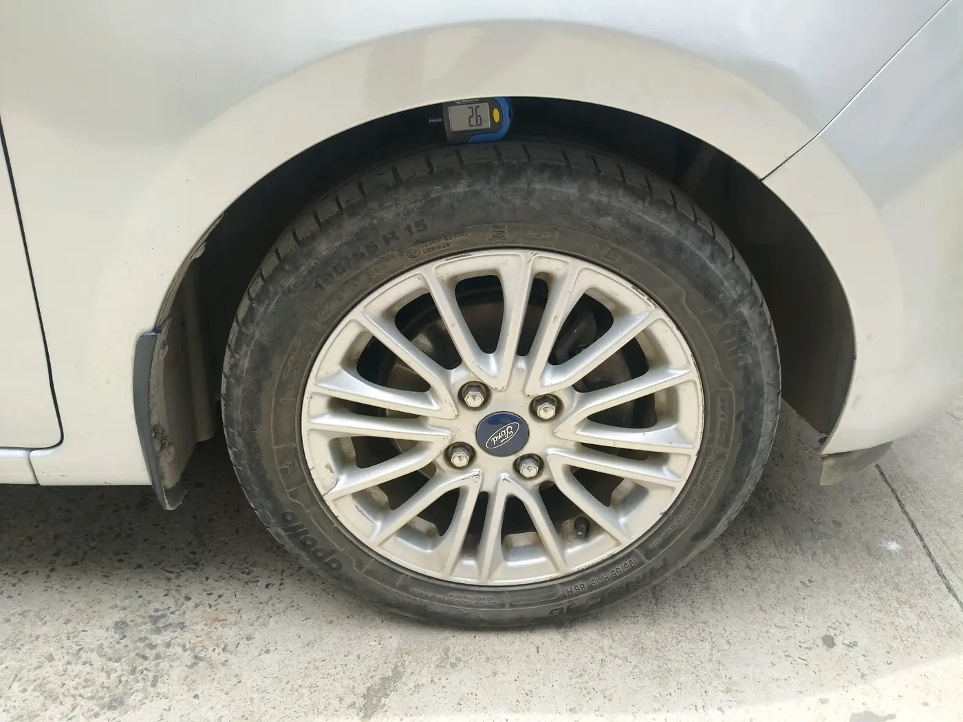 2020 Ford Figo Aspire TITANIUM 1.2 PETROL, Petrol, Manual, 69,720 km, tyre
