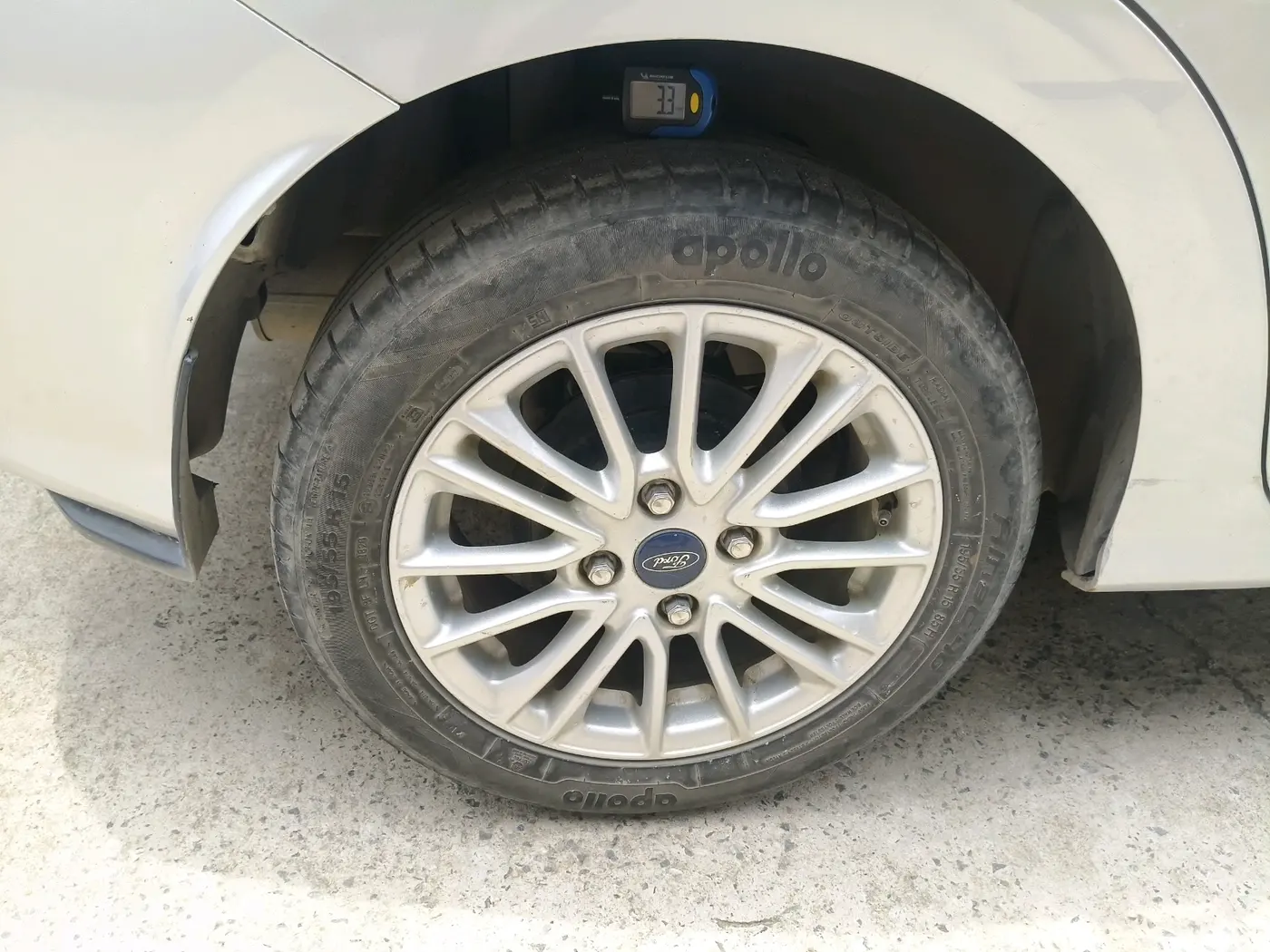 2020 Ford Figo Aspire TITANIUM 1.2 PETROL, Petrol, Manual, 69,720 km, tyre