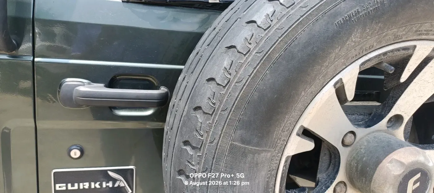 2021 Force Motors GURKHA 4x4, Diesel, Manual, 74,694 km, tyre