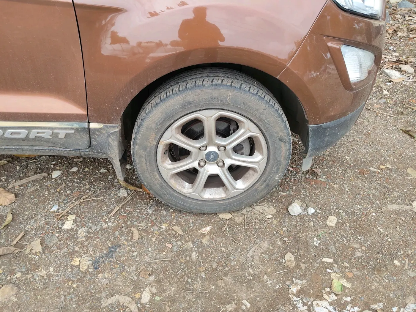 2019 Ford Ecosport TITANIUM + 1.5L PETROL AT, Petrol, Automatic, 50,087 km, tyre