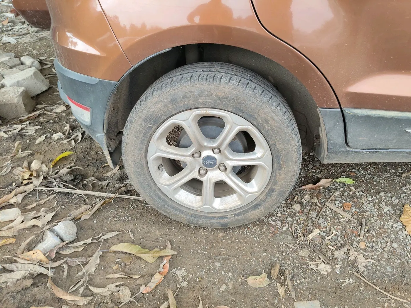 2019 Ford Ecosport TITANIUM + 1.5L PETROL AT, Petrol, Automatic, 50,087 km, tyre
