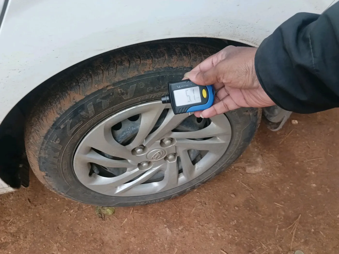 2022 Hyundai AURA S 1.2 CNG, CNG, Manual, 84,970 km, tyre