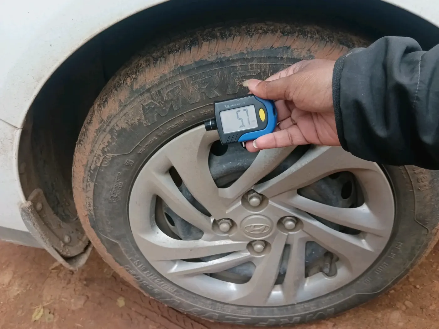 2022 Hyundai AURA S 1.2 CNG, CNG, Manual, 84,970 km, tyre