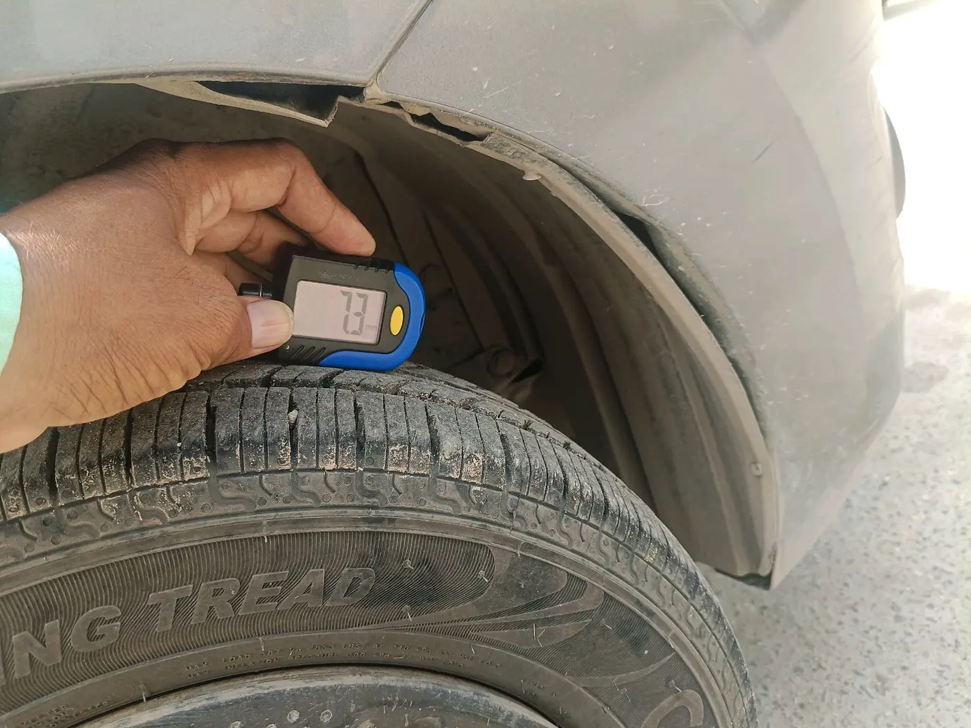 2018 Maruti Wagon R 1.0 LXI CNG, CNG, Manual, 1,59,964 km, tyre