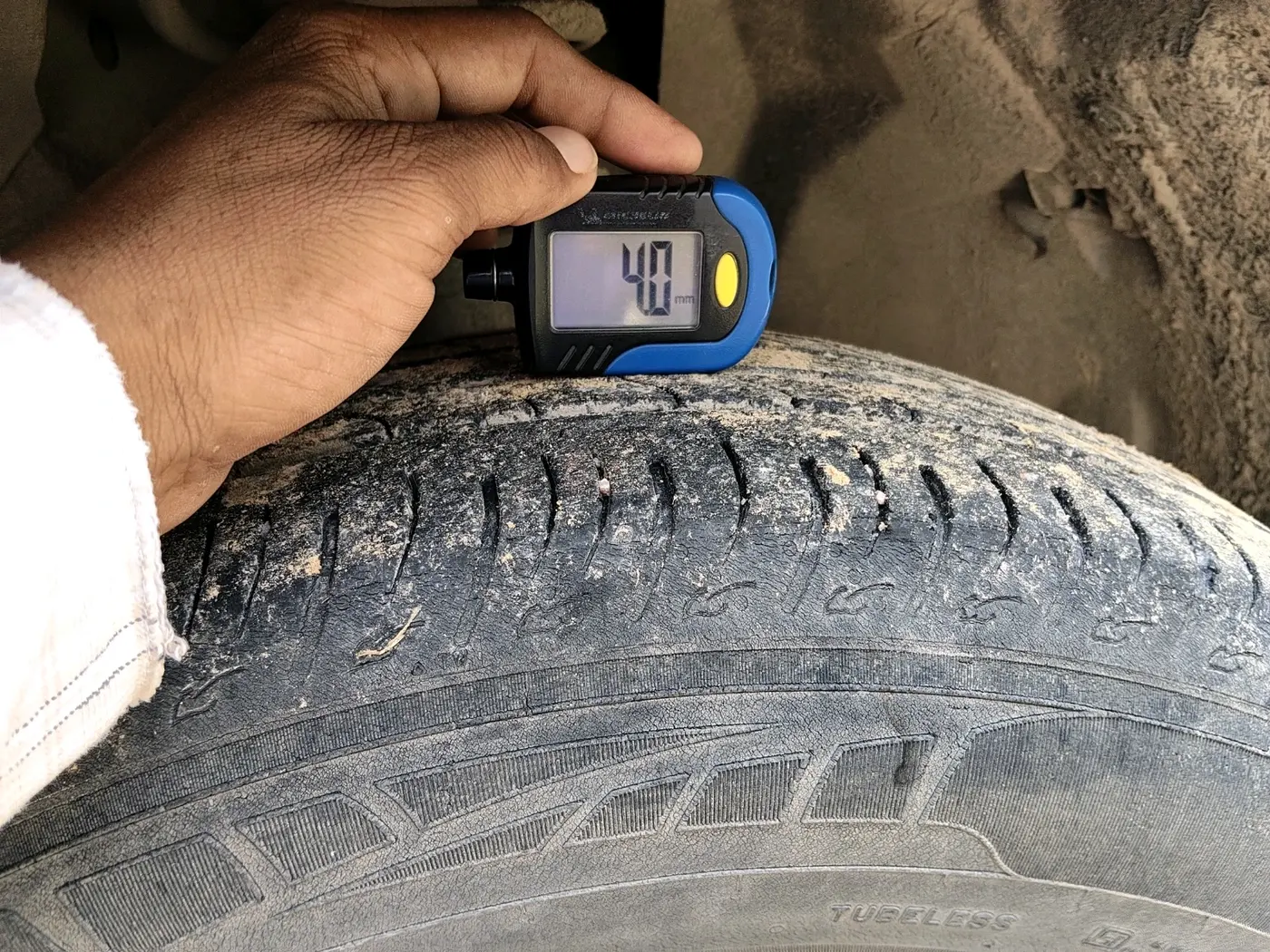2023 Maruti BREZZA VXI S-CNG, CNG, Manual, 66,984 km, tyre