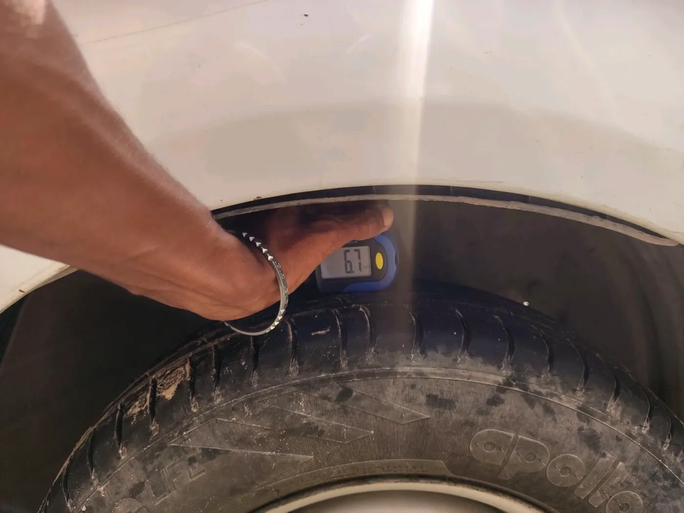 2020 Maruti New Wagon-R LXI CNG 1.0, CNG, Manual, 1,02,086 km, tyre