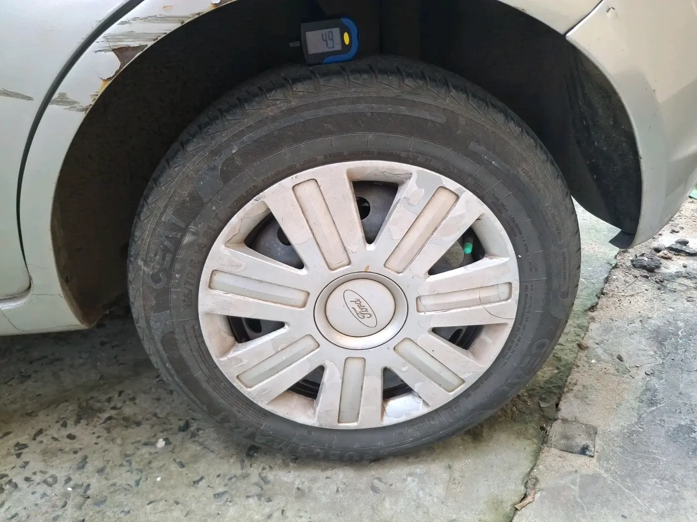 2012 Ford Figo EXI 1.4 DIESEL, Diesel, Manual, 1,12,169 km, tyre
