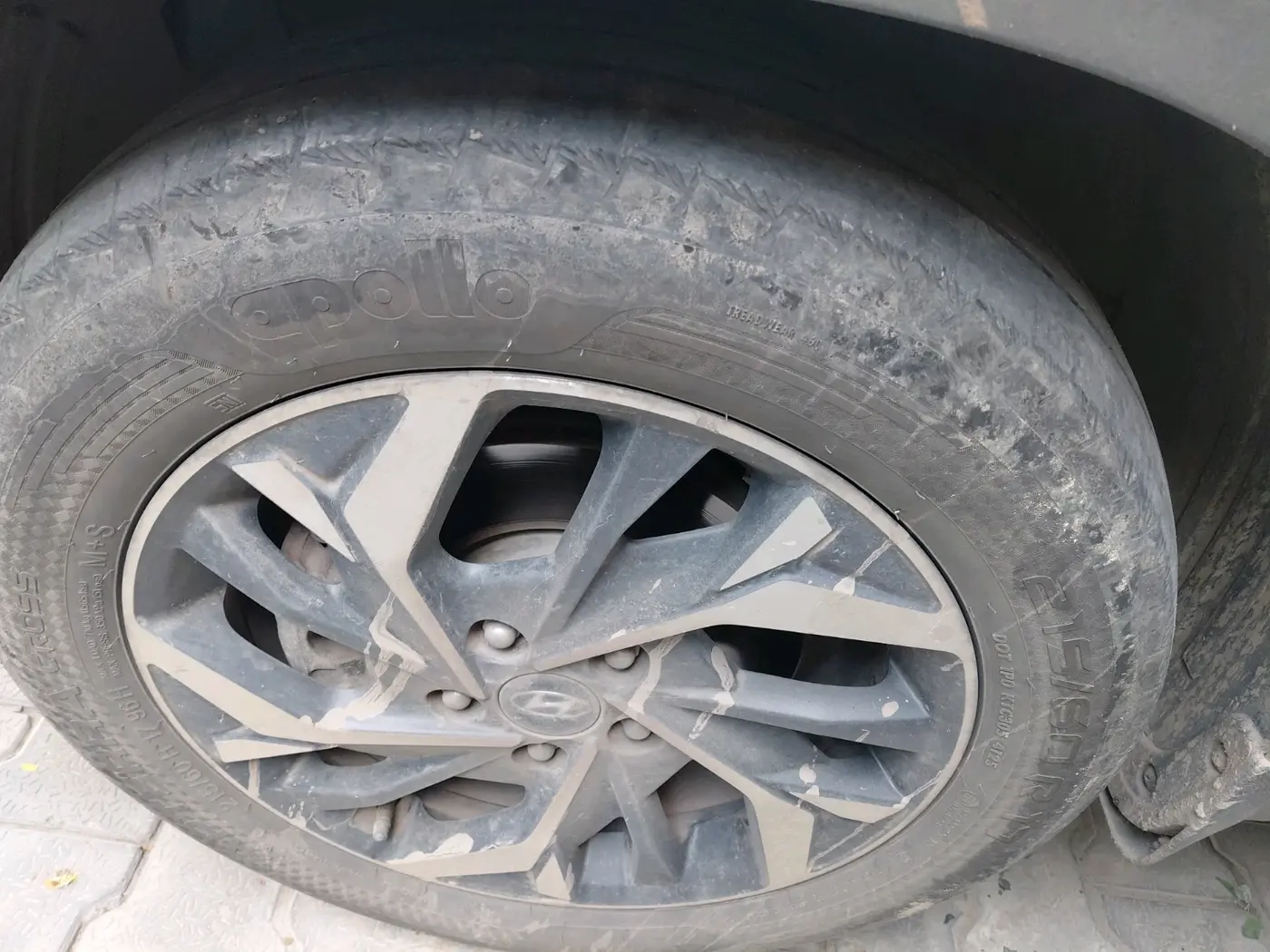 2020 Hyundai Creta SX (O) AT 1.5 DIESEL, Diesel, Automatic, 1,83,192 km, tyre