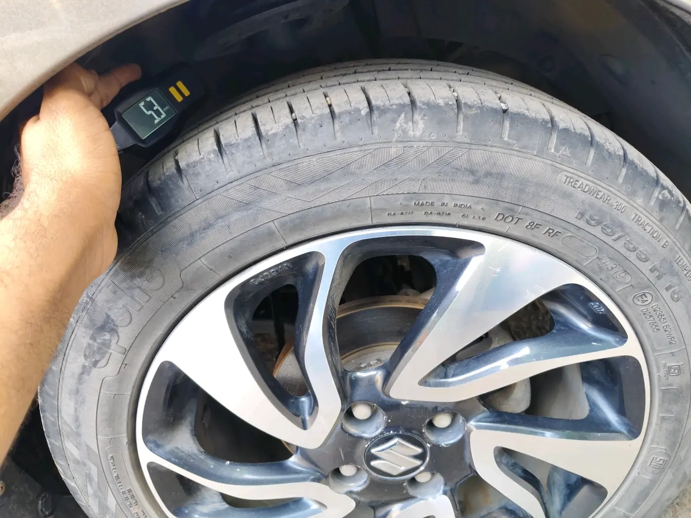 2019 Maruti Baleno ZETA PETROL 1.2, Petrol, Manual, 50,682 km, tyre