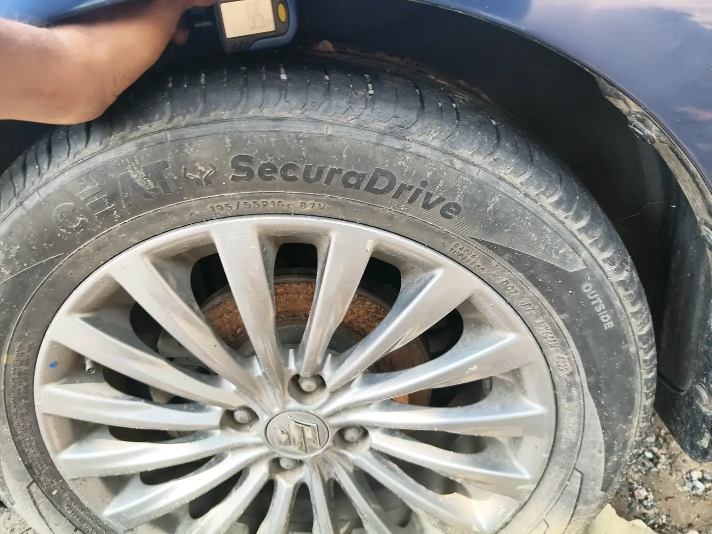 2017 Maruti Ciaz ALPHA  AT 1.4  PETROL, Petrol, Automatic, 1,43,248 km, tyre