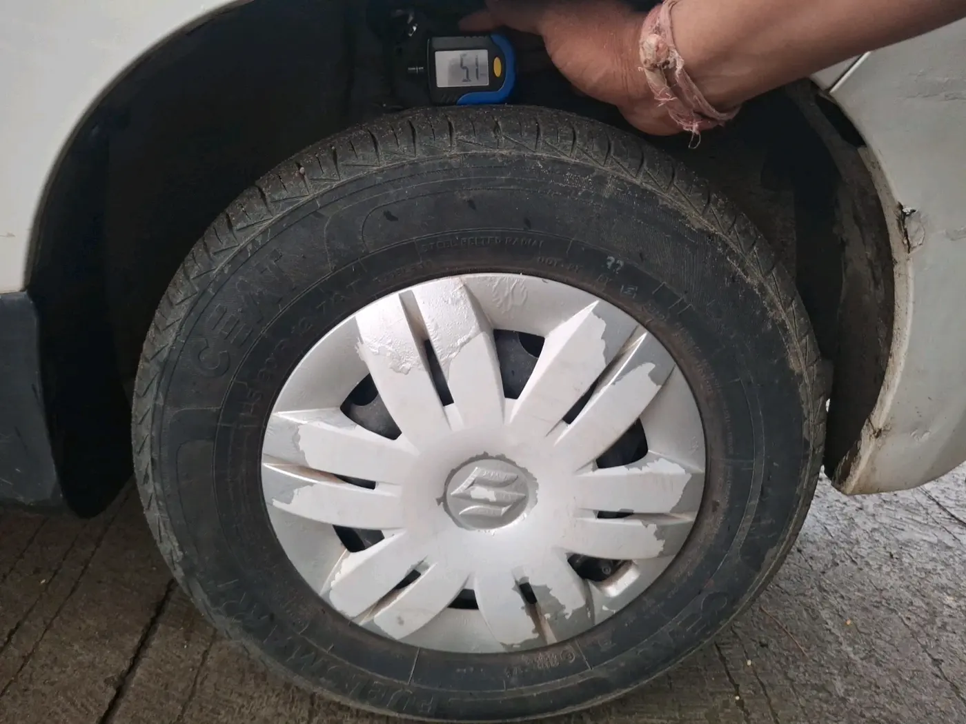 2019 Maruti Alto VXI, Petrol, Manual, 10,661 km, tyre