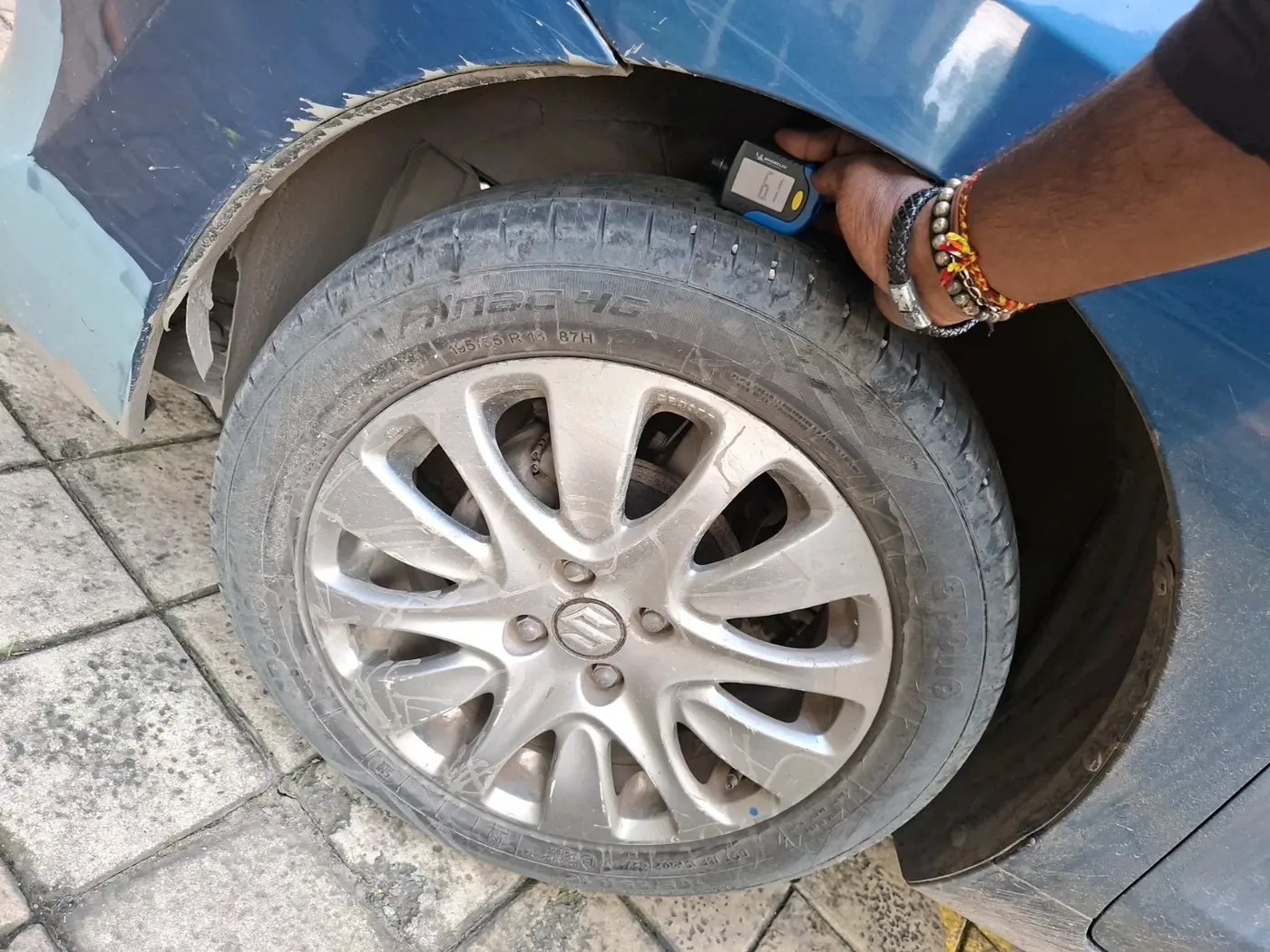 2016 Maruti Baleno ZETA PETROL 1.2, Petrol, Manual, 1,92,513 km, tyre