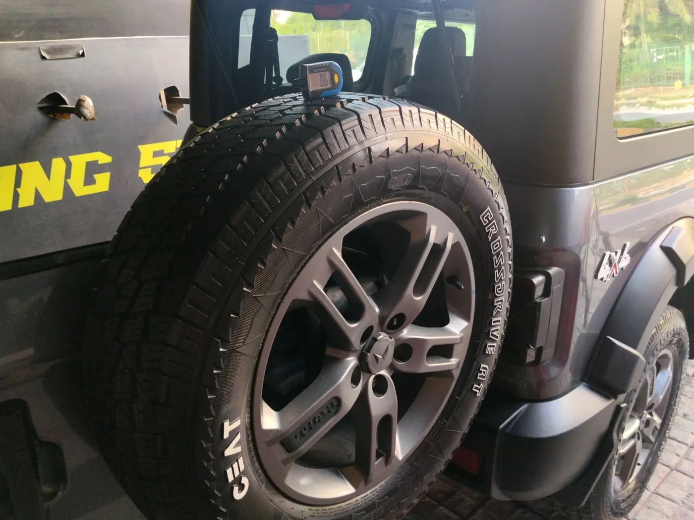 2022 Mahindra Thar LX HARD TOP 4WD MT, Diesel, Manual, 40,520 km, tyre