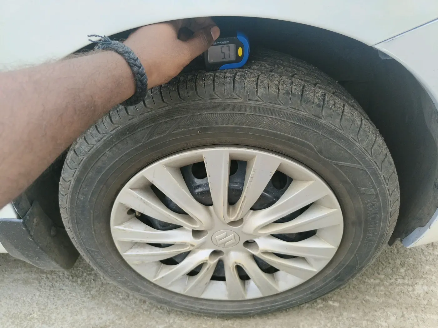 2019 Maruti Baleno DELTA PETROL 1.2, Petrol, Manual, 1,04,421 km, tyre