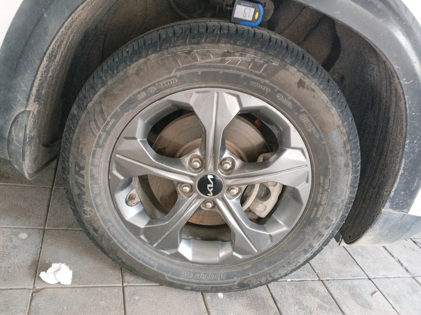 2021 KIA SELTOS HTK PLUS AT 1.5 DIESEL, Diesel, Automatic, 83,231 km, tyre