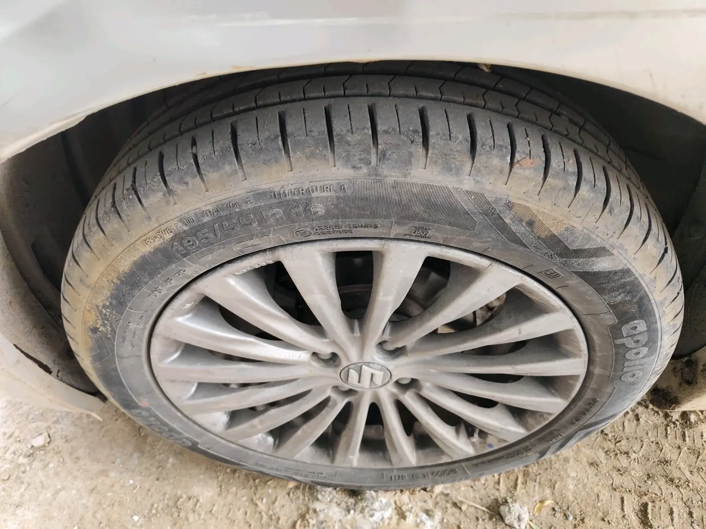 2016 Maruti Ciaz ZDI+ SHVS, Diesel, Manual, 1,29,496 km, tyre